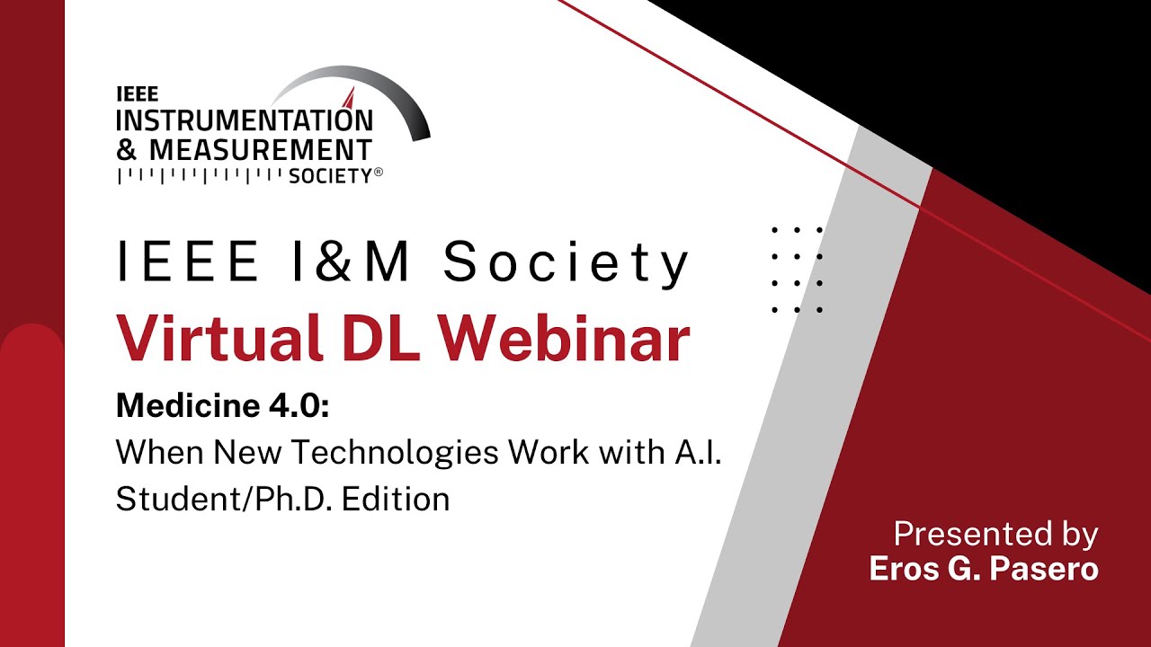 Medicine 4.0: When New Technologies Work with A.I. - Student/Ph.D. Edition