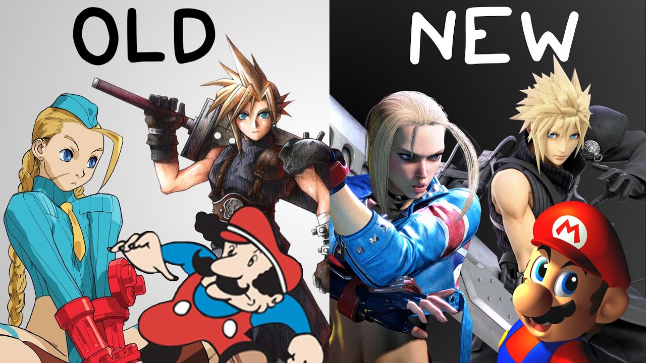 Redesigns for Video Game Characters