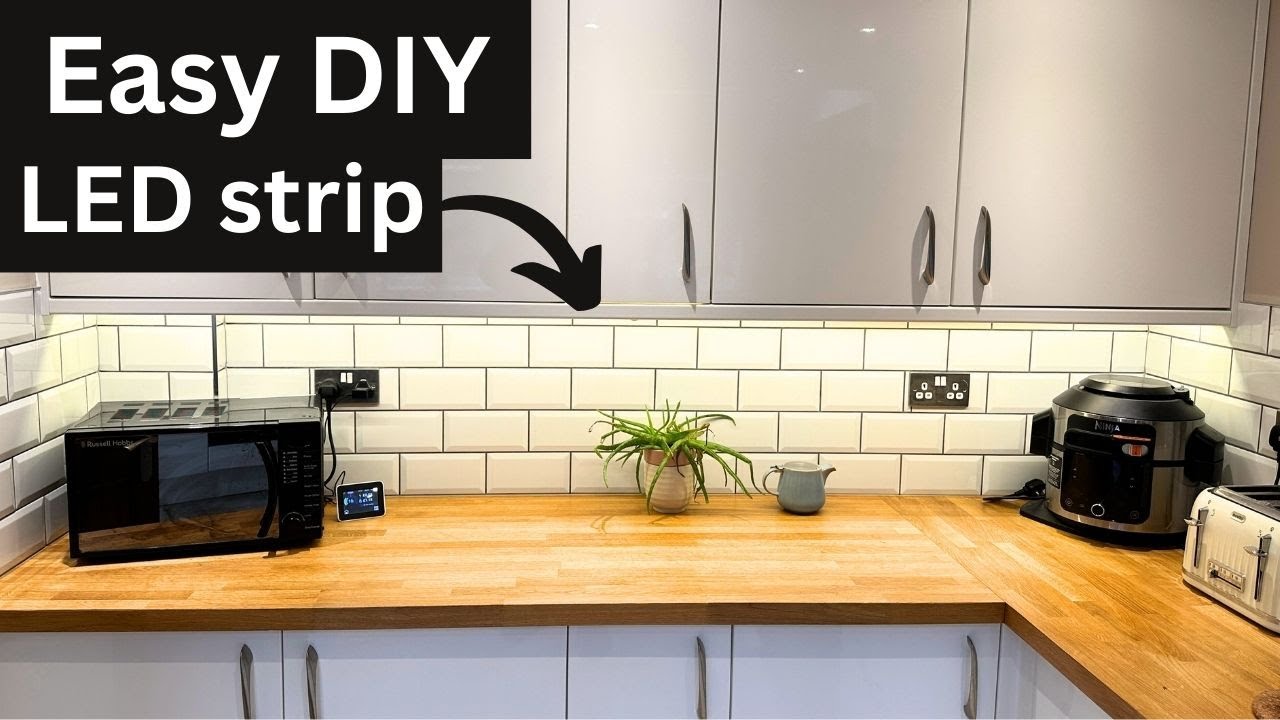 Kitchen Lighting Upgrade: Easy Under Cabinet LED Strip