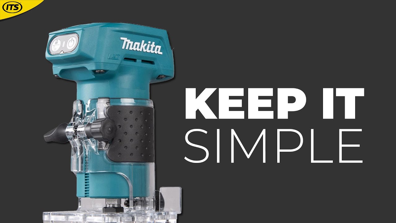 Makita's New Cordless 18V Trimmer Router: Not What You Were Expecting!