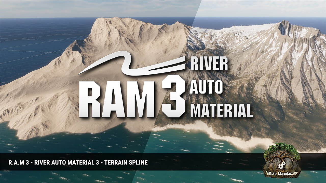 R.A.M 3 - River Auto Material 3 - Учебное пособие по созданию сплайнов для ландшафта