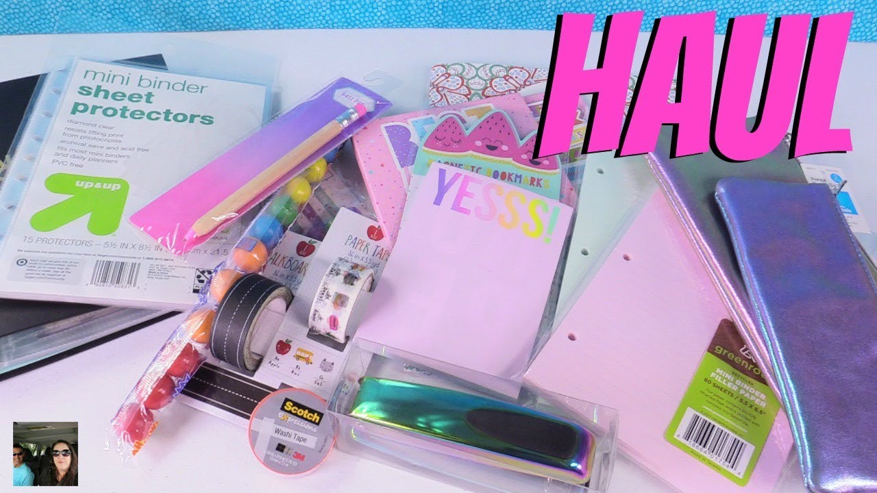 Office Supplies Journaling Planner Haul Target Bullseye Playground & More | PaulAndShannonsLife