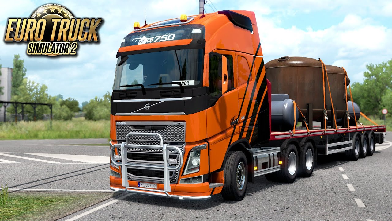 Pierwsza trasa po Rumunii - Euro Truck Simulator 2 | (#52)