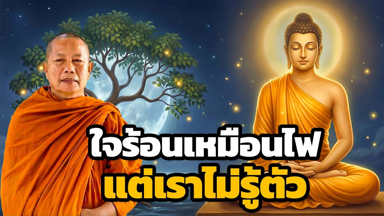 ใจเป็นไฟโดยไม่รู้ | ธรรมะคลายทุกข์ พระมหาบุญช่วย ปัญญาวชิโร