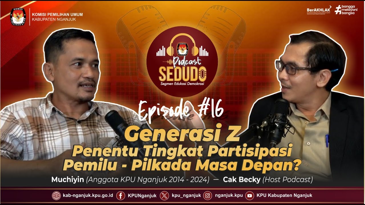 GENERASI-Z Penentu Tingkat Partisipasi Pemilu-Pilkada Masa Depan? | Podcast SEDUDO Eps-16