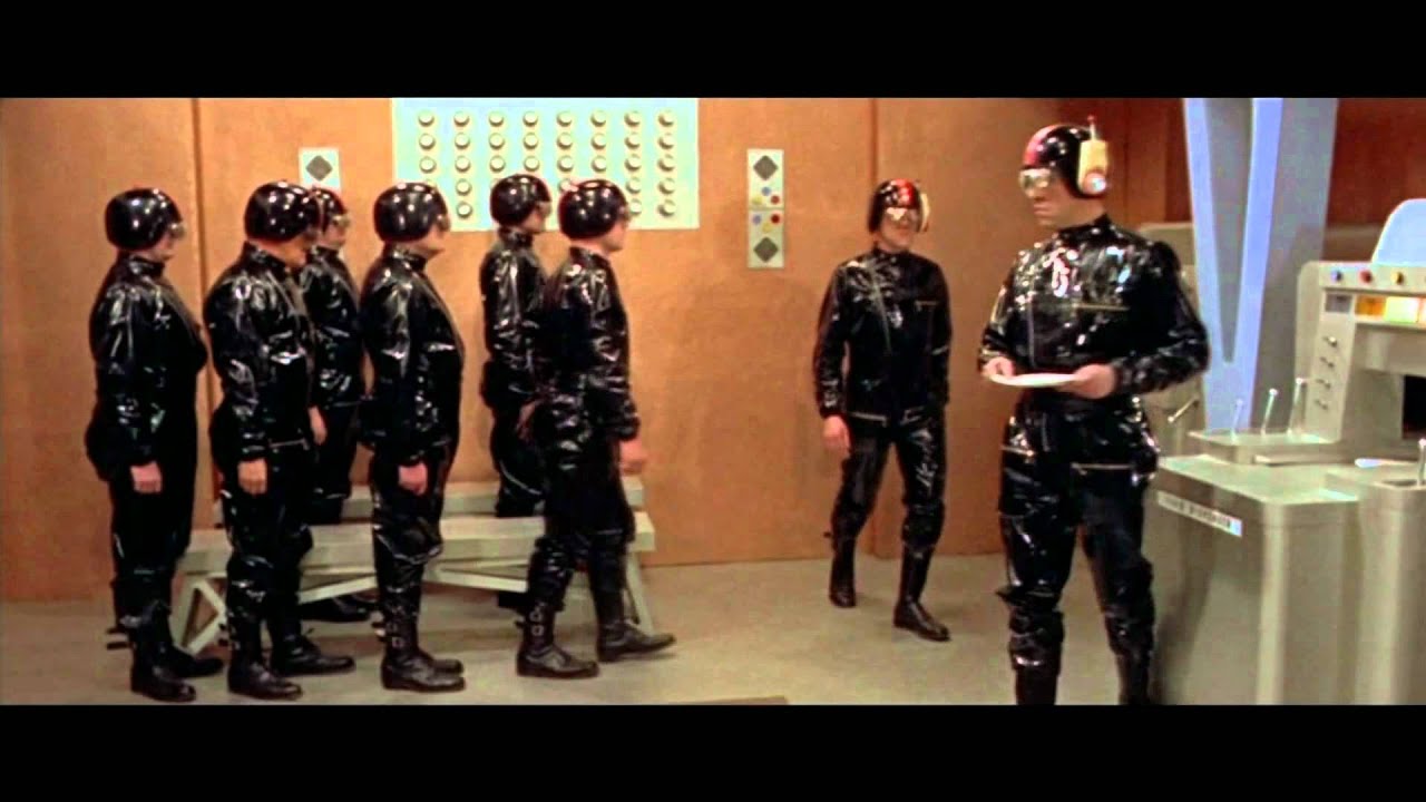 Dr Who and the Daleks Invasion Earth: 2150 A.D Funny Robomen Scene