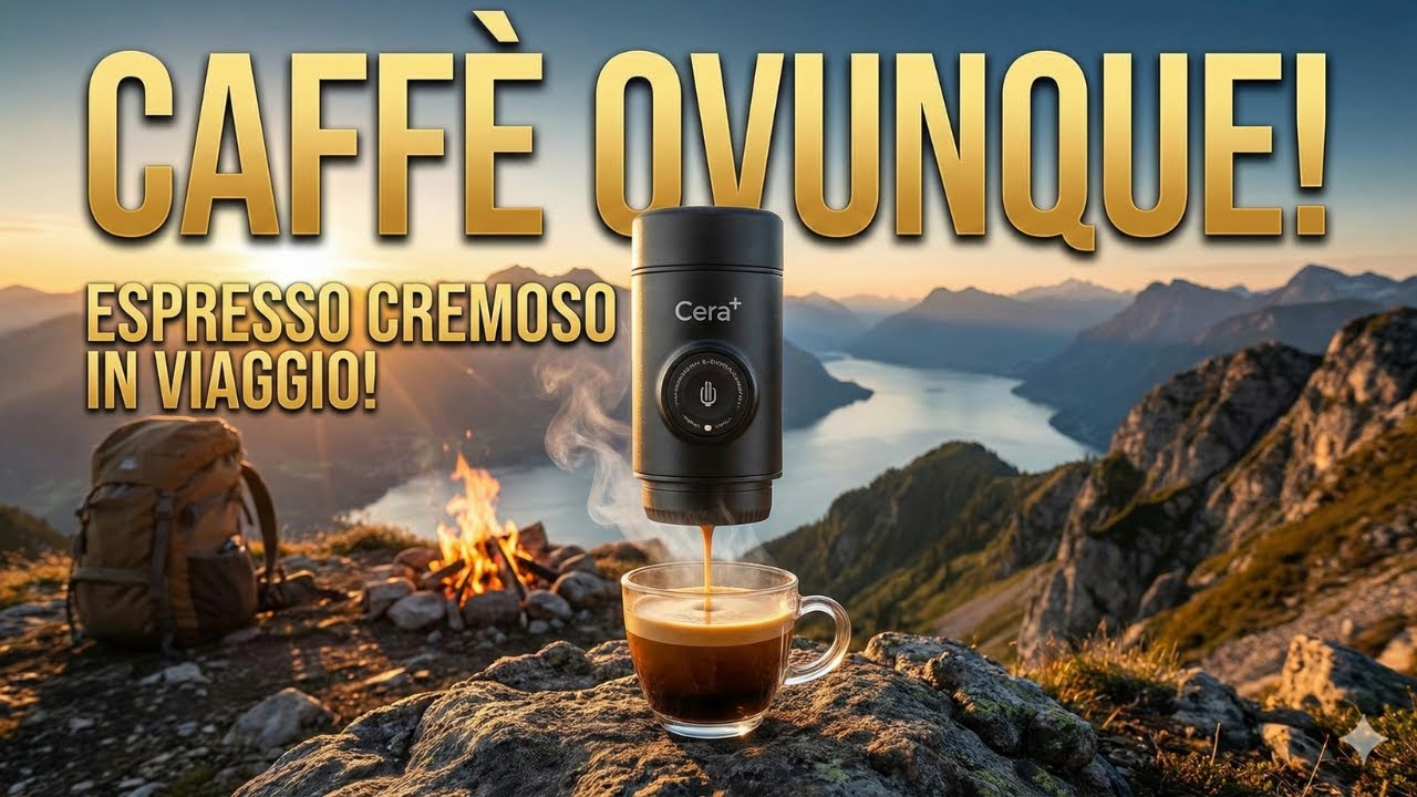 Espresso perfetto OVUNQUE? Recensione Cera+ (Macchina Caffè Portatile)