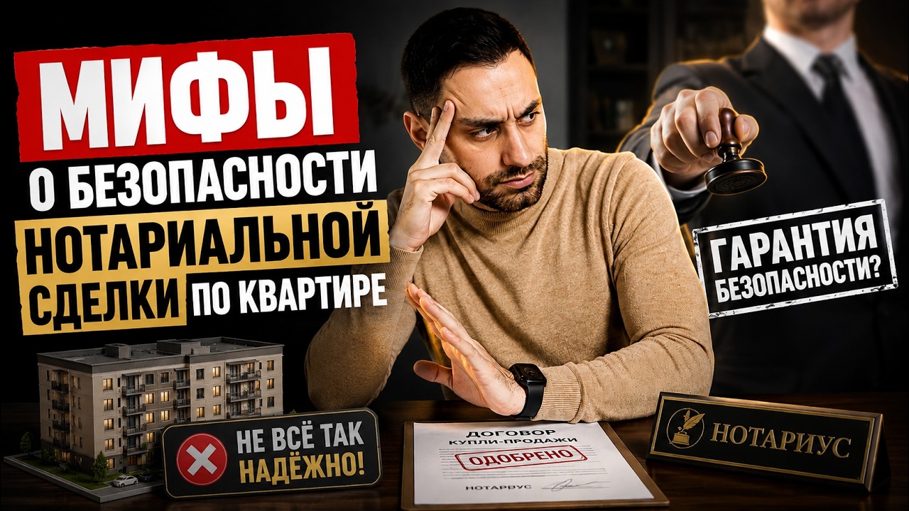 Купля-продажа квартиры через НОТАРИУСА 2026 | Нотариальные ТАЙНЫ, которые вам НЕ понравятся