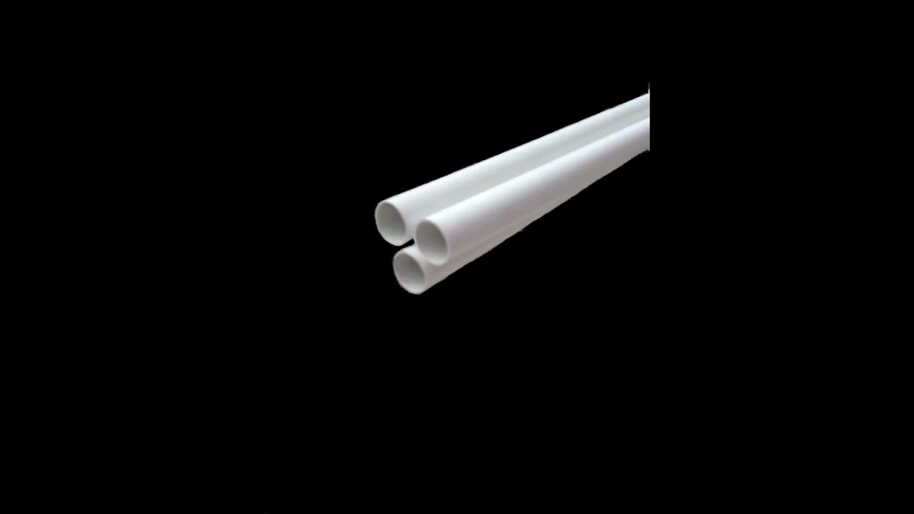 Plastic solvent weld overflow pipe