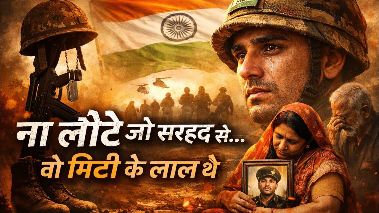 वो लौटे नही | शहीद, पर अमर | Deshbhakti Song | Tribute to Indian Soldiers 🇮🇳 | #deshbhakti #border2 