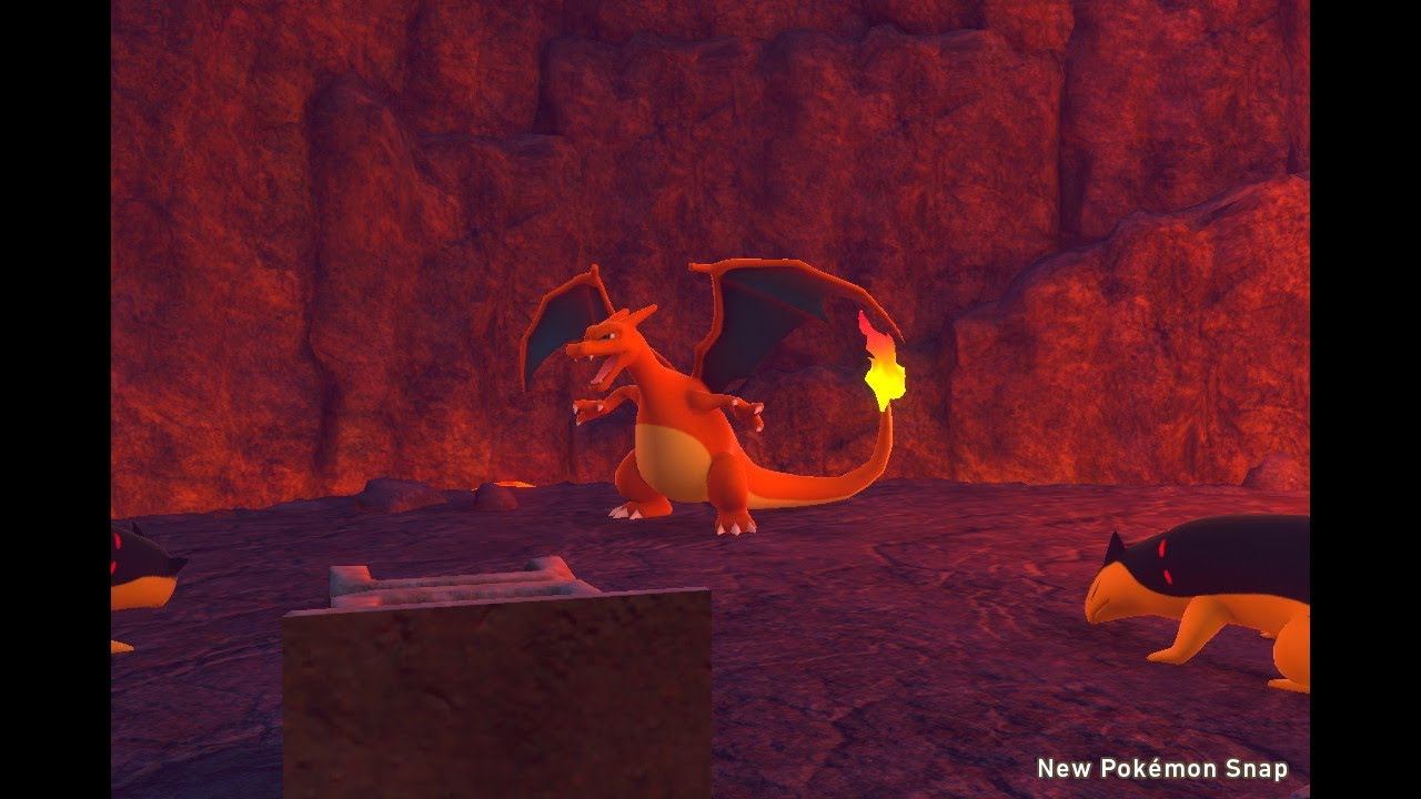 New Pokémon Snap: Charizard vs Typhlosion