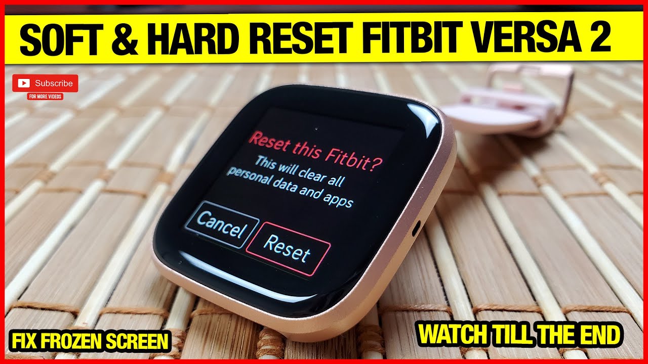 Мягкая и жесткая перезагрузка Fitbit Sense, Versa 3, 2, 1 и Lite!