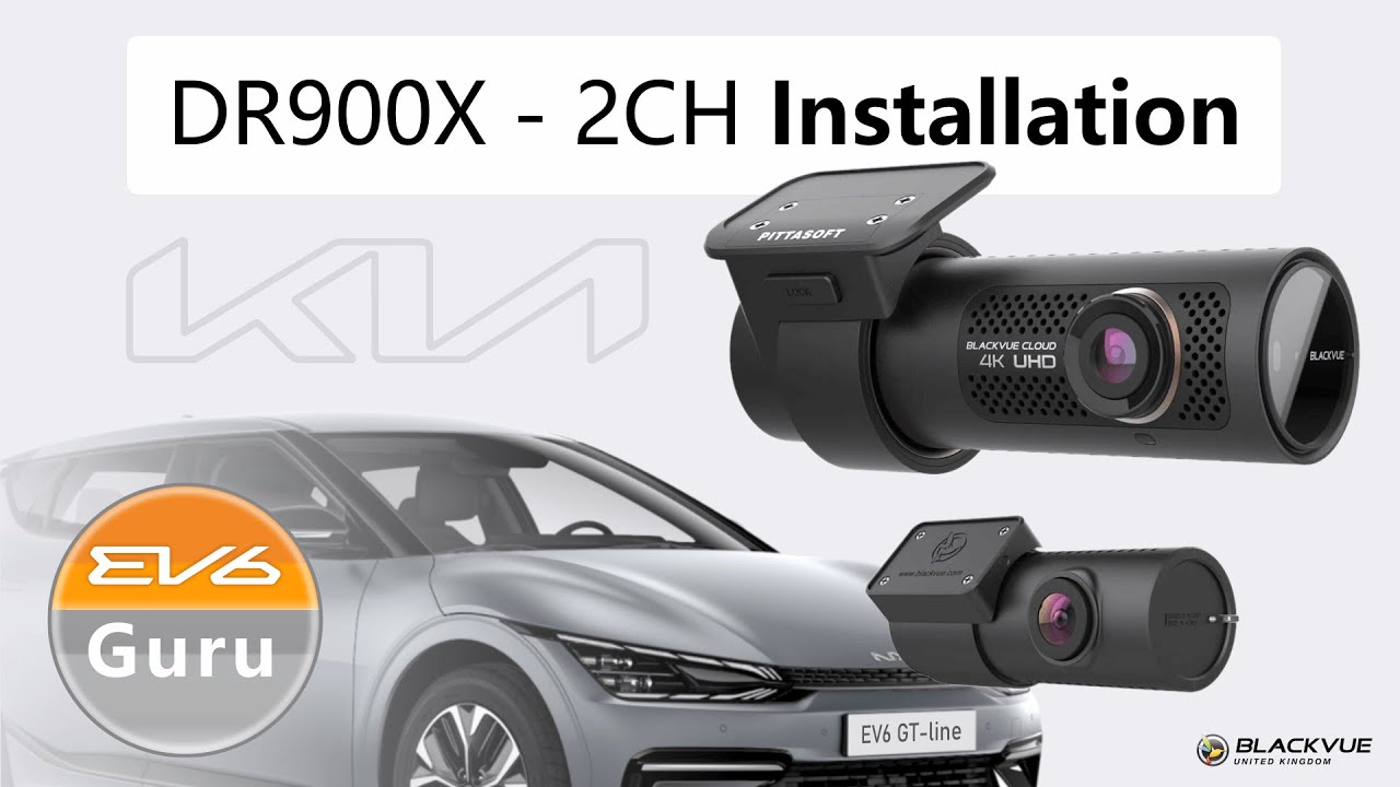 KIA EV6 - Blackvue DR900X Dash Cam Installation (step by step)