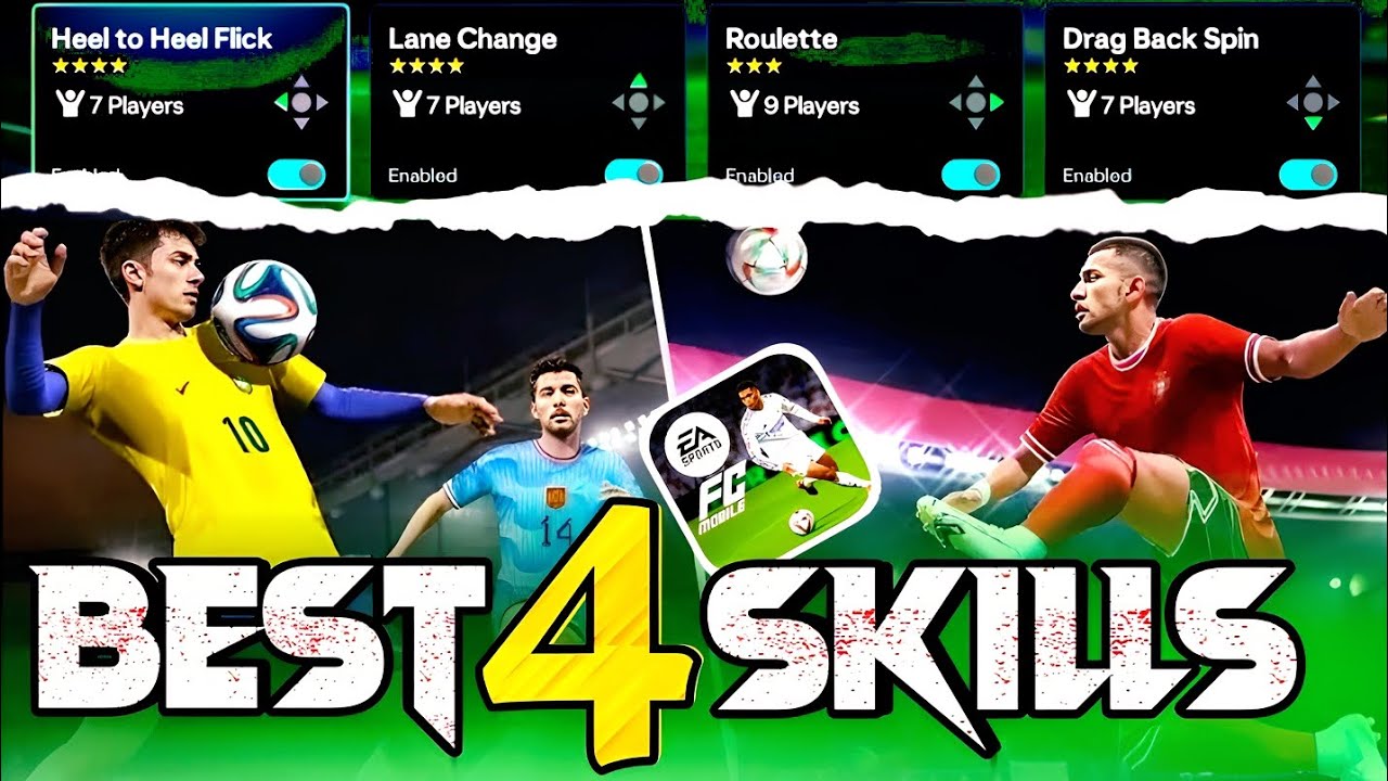 Top 4 Best Skills in FC Mobile 🔥 Bangla Tutorial | FurtiX Gaming