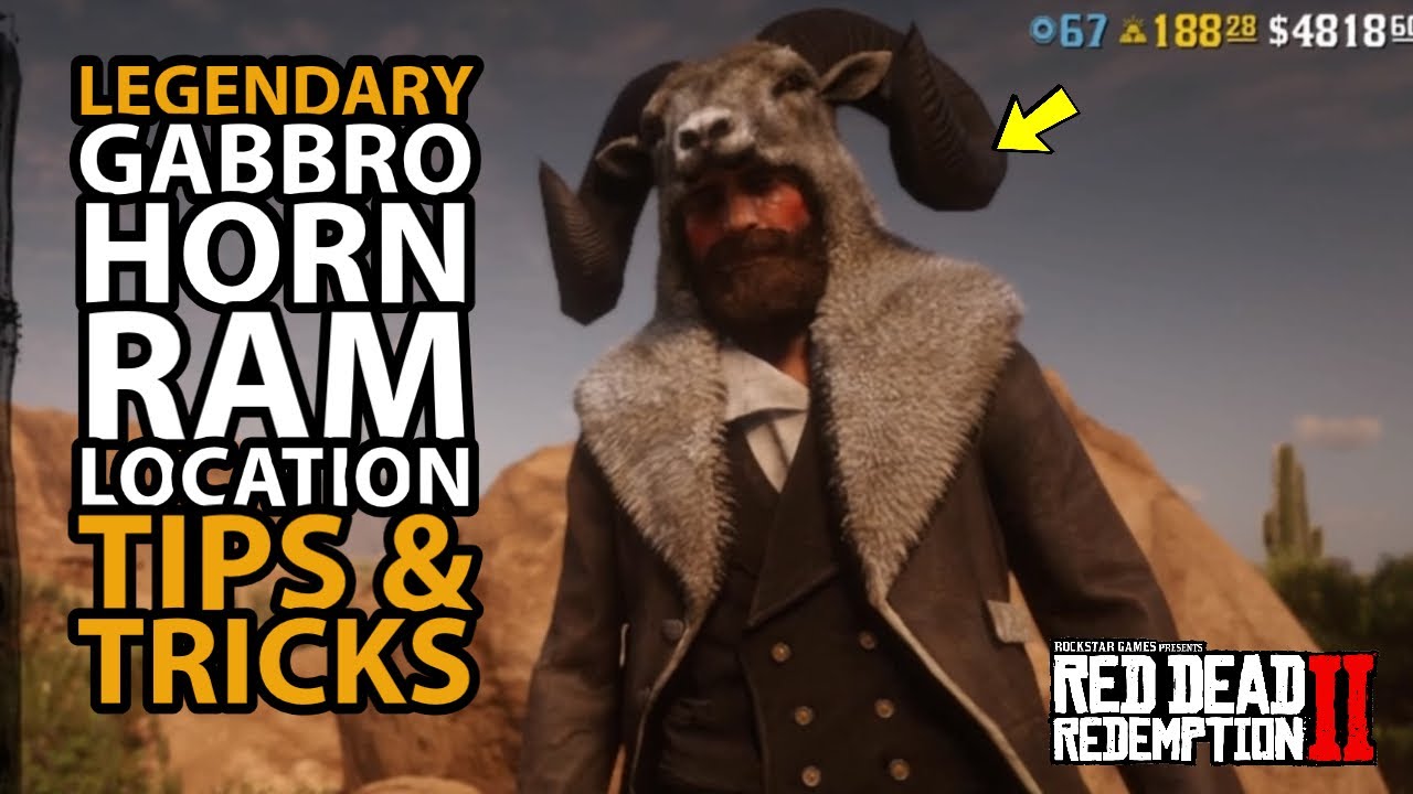 *NEW* Legendary Gabbro Horn Ram Location Tips & Tricks in Red Dead Online