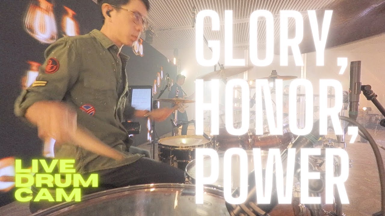 🥁 Glory, Honor, Power | Influence Music | Live Drum Cam