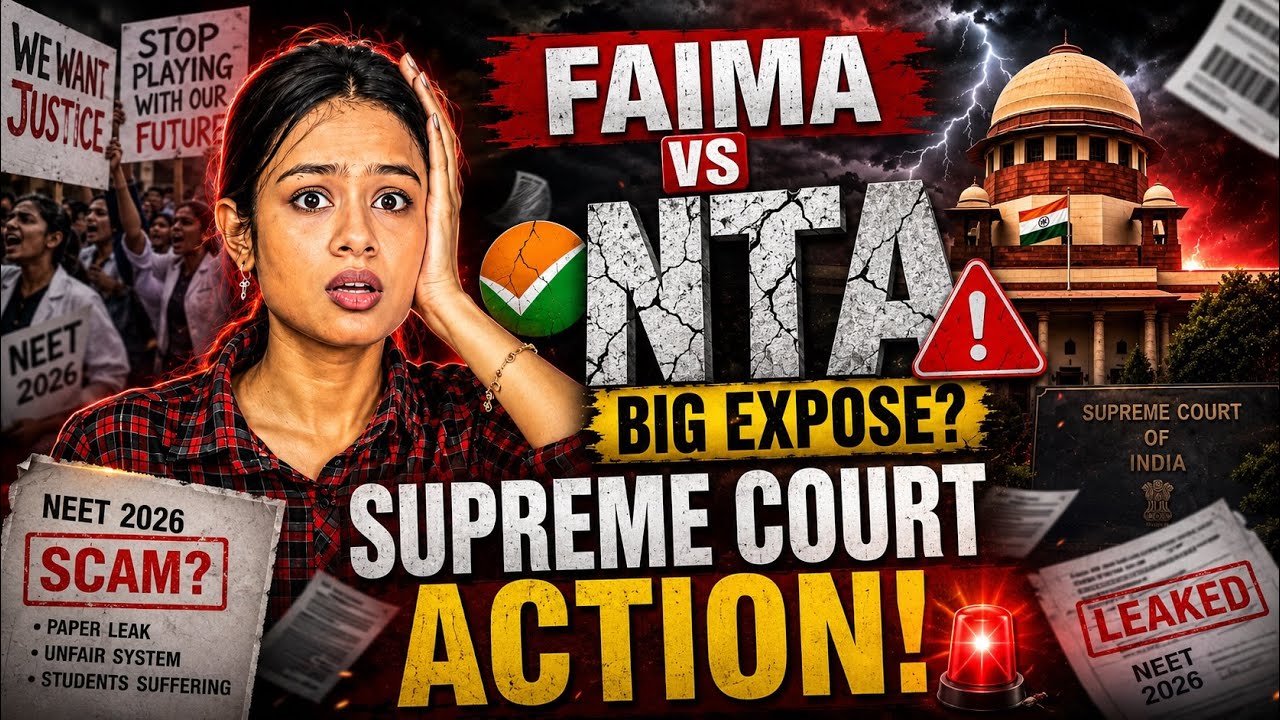 NEET 2026 BIG UPDATE 🚨 FAIMA Demands NTA Removal in Supreme Court!