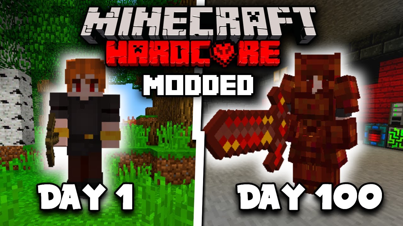 I Spent 100 Days in Modded Minecraft But Everyday I add a NEW MOD