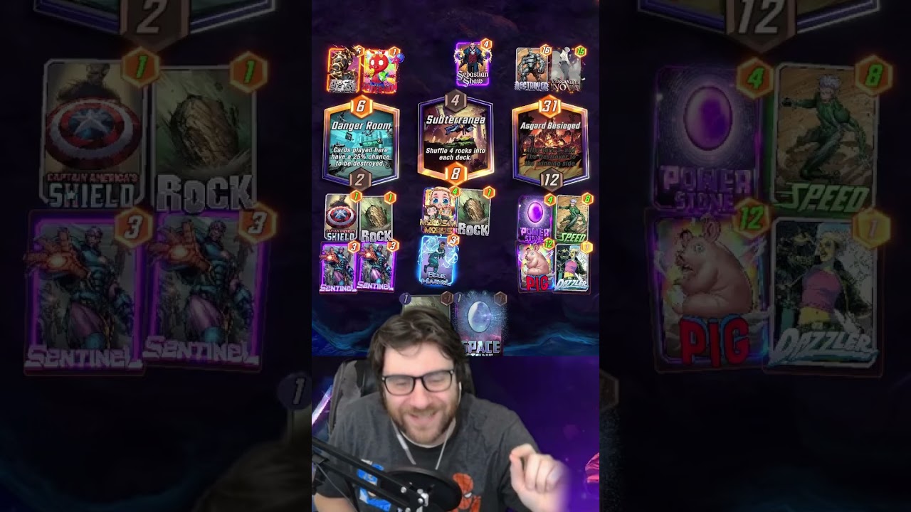 My opponent helped me so much in a terrible matchup! #nolucksgiven #marvelsnap