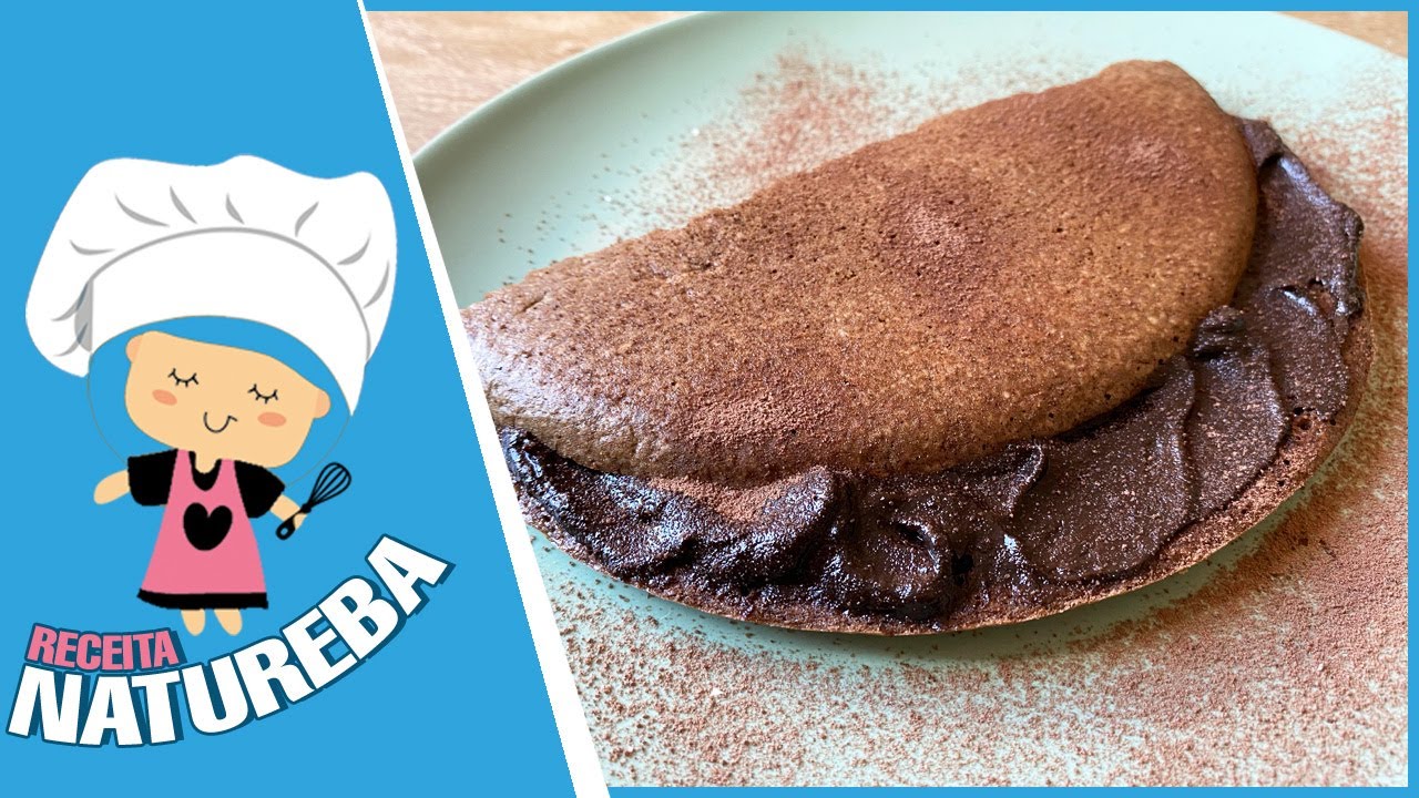 Panqueca de Chocolate Fit | Com 3 Ingredientes