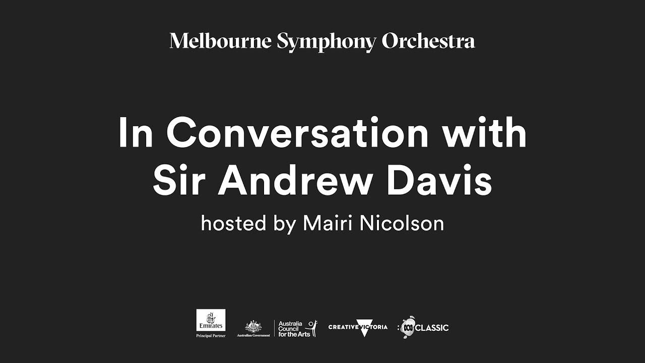 Sir Andrew Davis in Conversation