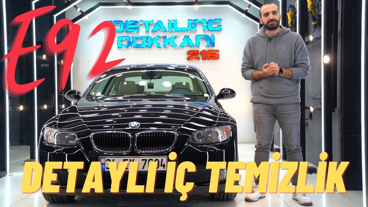 BMW E92 320i Detaylı İç Temizlik Uygulaması