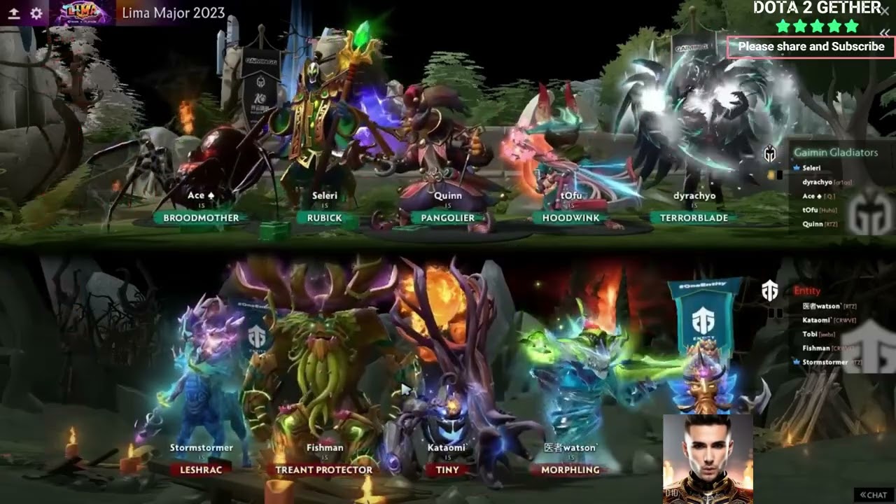 Gaimin Gladiators 2 VS 0 Entity SEMI FINAL LIMA MAJOR 2023, INTERSTING  GAME!!!