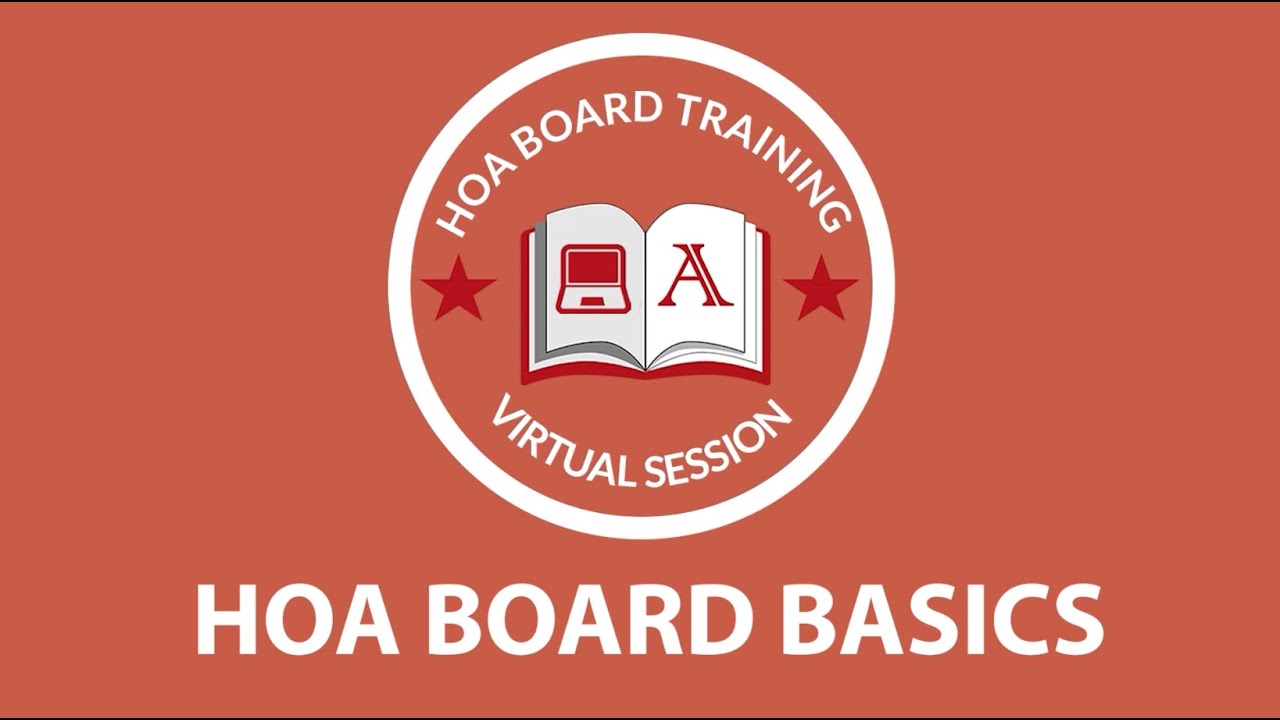 HOA Board Training: Board Basics