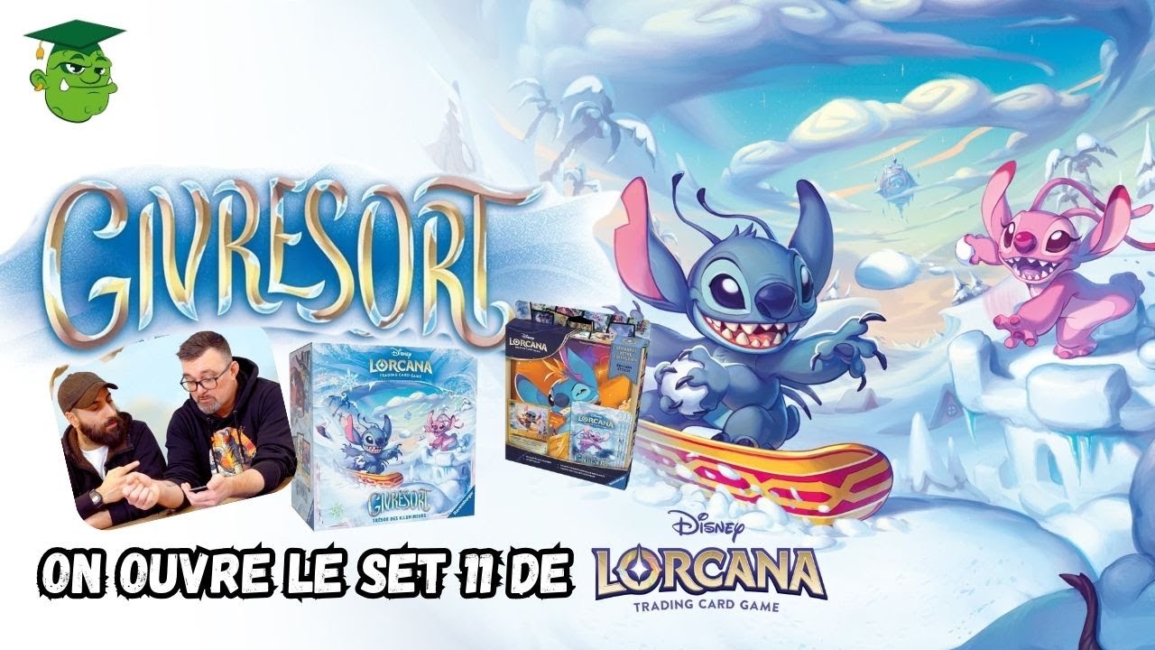 On ouvre des boosters du set 11 de Lorcana.