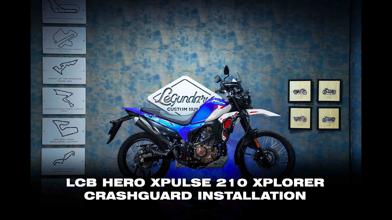 Xplorer Crash Guard Installation on Hero Xpulse 210 – Built Tough by Legundary