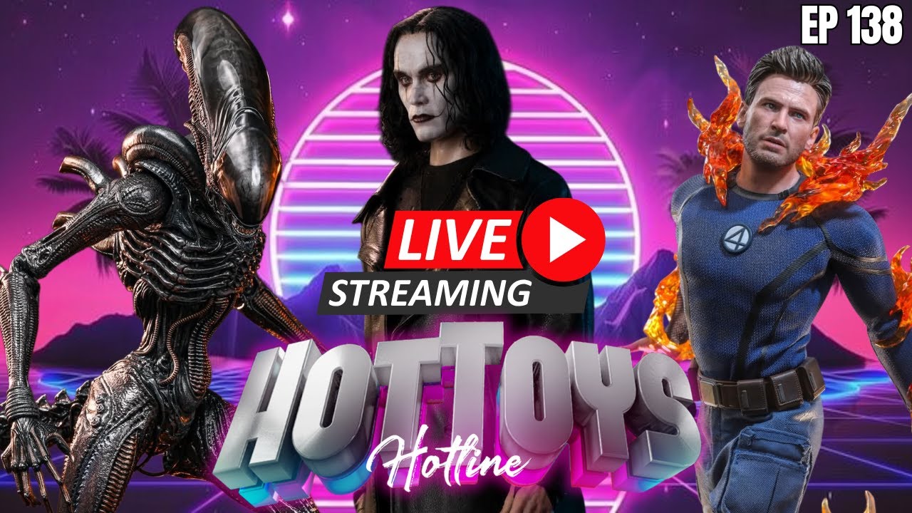 Hot Toys Hotline #138 | Kaustic Plastik The Crow Preorder! Scorched Xenomorph, Human Torch, & More!!
