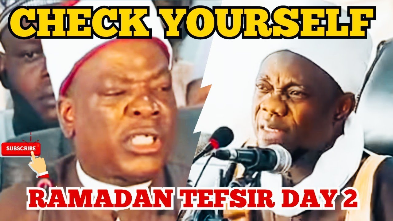 CHECK YOURSELF RAMADAN TEFSIR DAY 2 LECTURE BY SHEIKH MUFTY DIYYA OON 19 February 2026