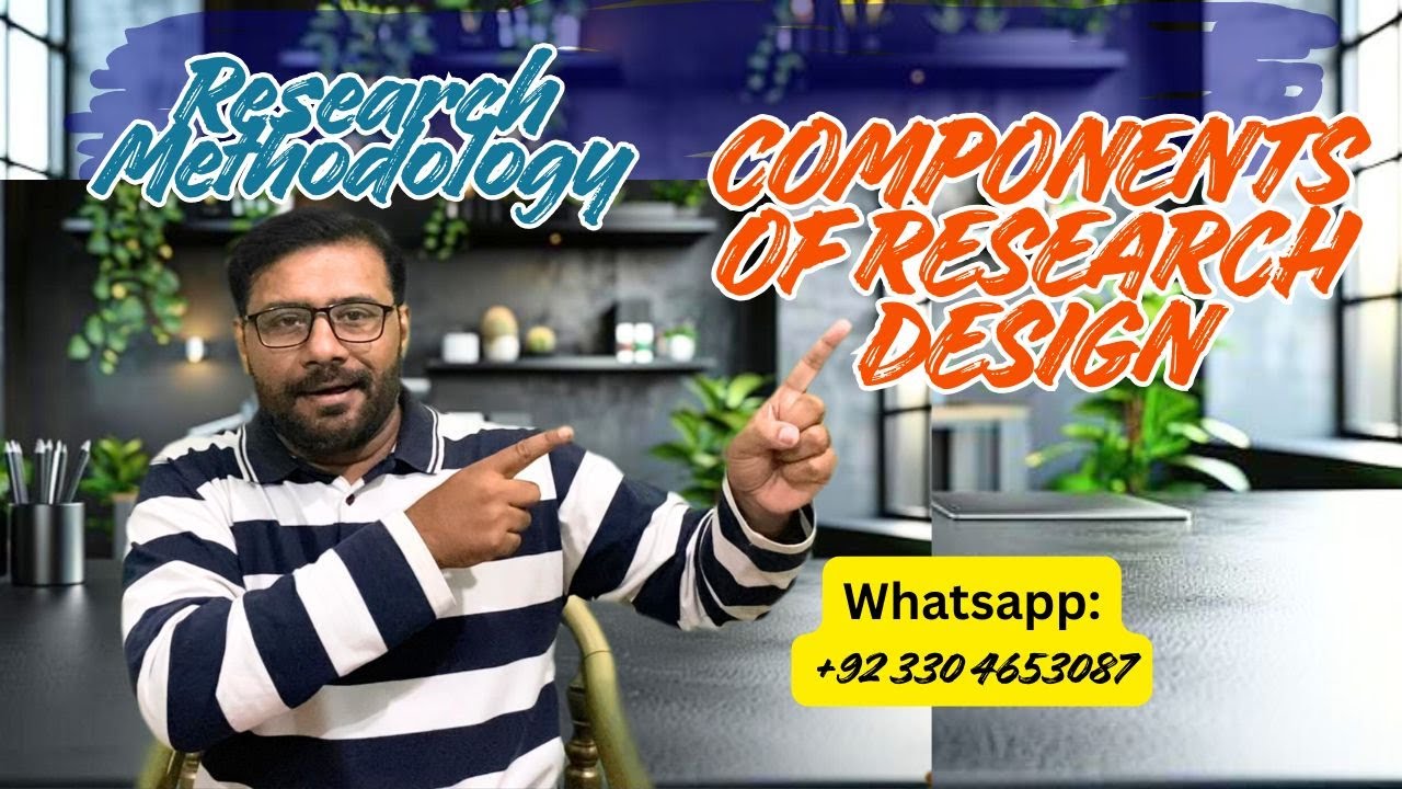 Research Design & Components of Research Design | Research Methodology (Chapter 5)