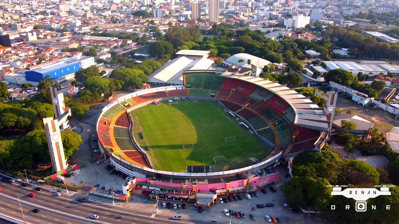 Vôo de drone na marginal Tietê | Estádio Canindé SP