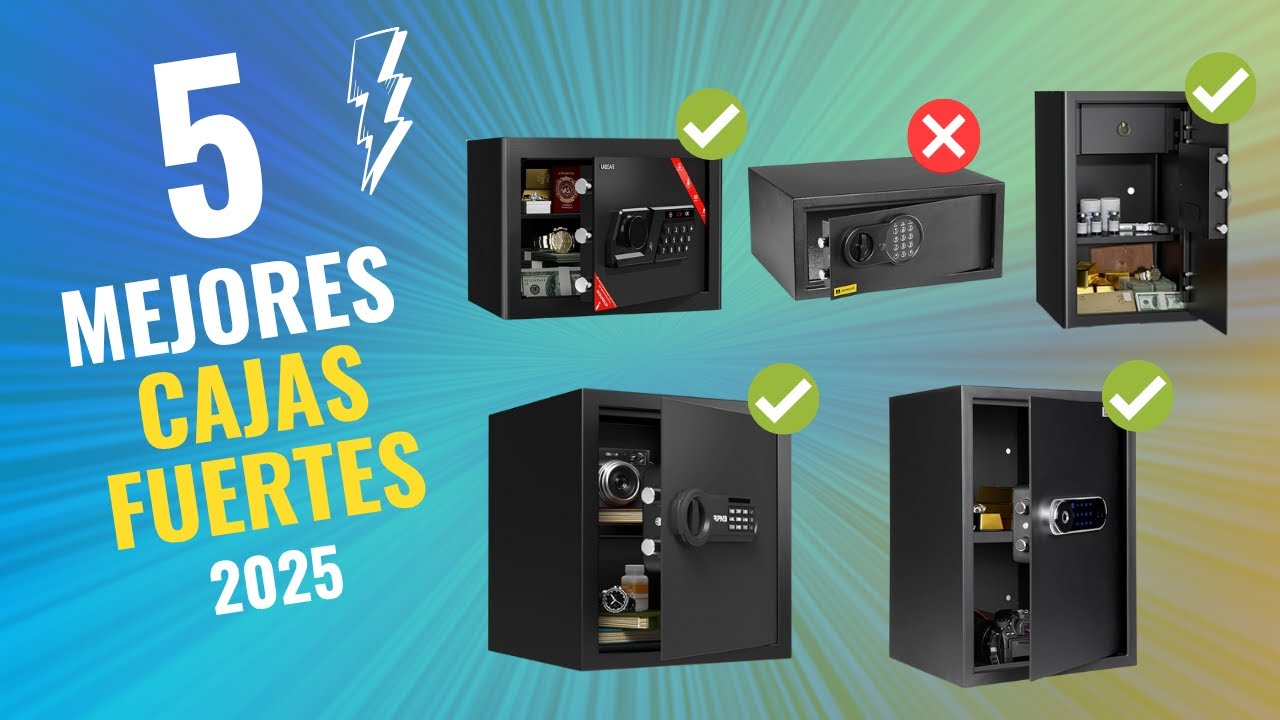 🚨 &iexcl;NO COMPRES una CAJA FUERTE sin ver ESTO! 🔒💰 Las 5 MEJORES de 2025 a PRECIOS INCRE&Iacute;BLES 🔥