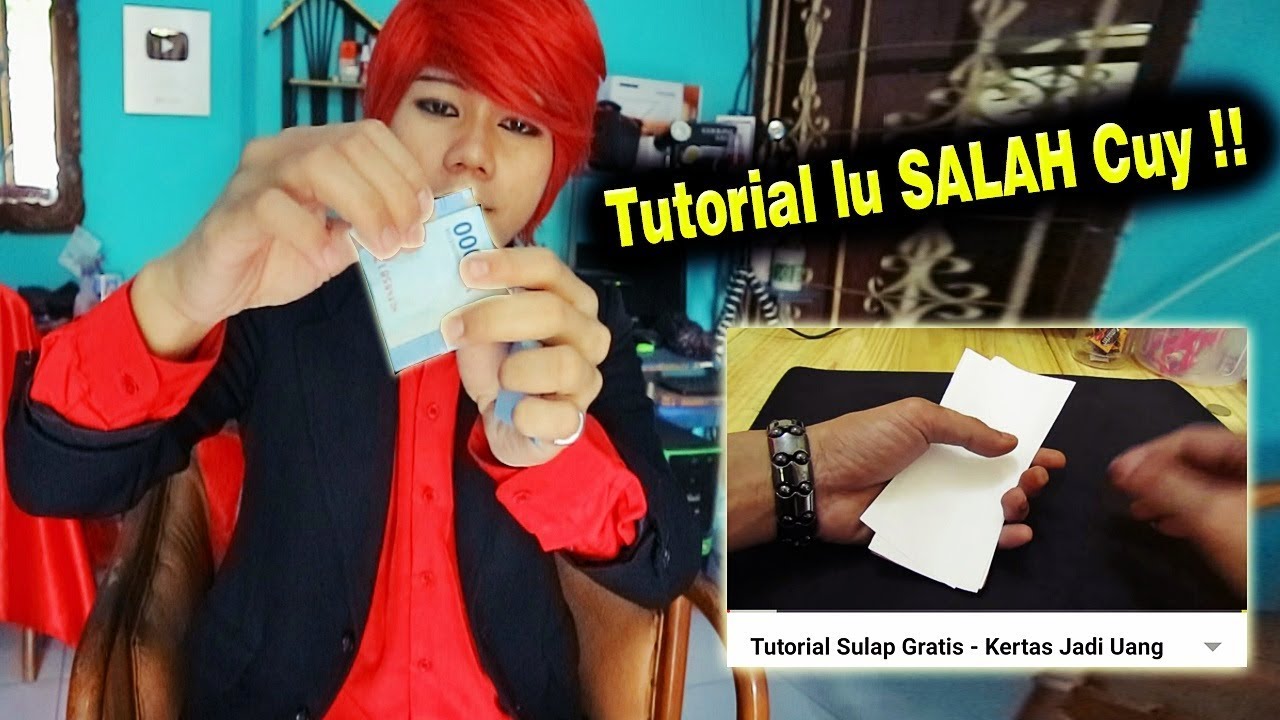Cara Mudah Merubah Kertas Jadi Uang (YANG BENAR) ~ #MagicTutorial