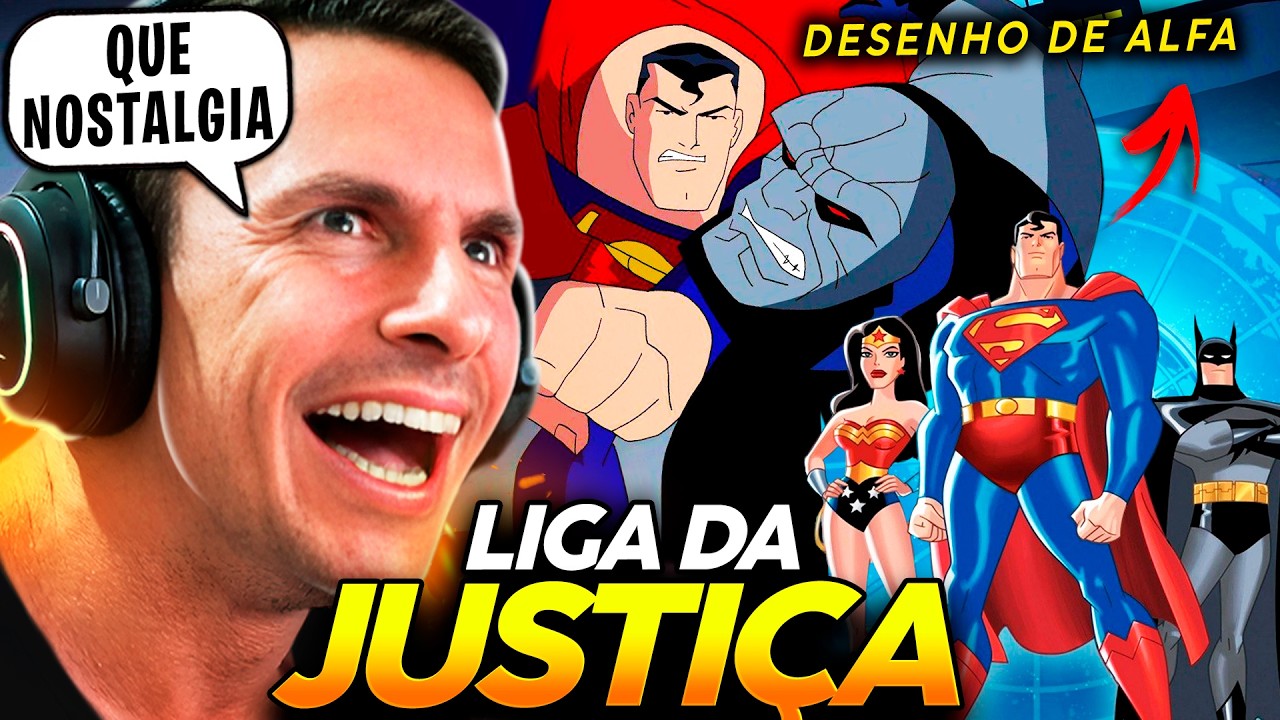 SUPER XANDÃO REAGINDO AS CENAS MAIS BASEDS DO DESENHO DA LIGA DA JUSTIÇA!