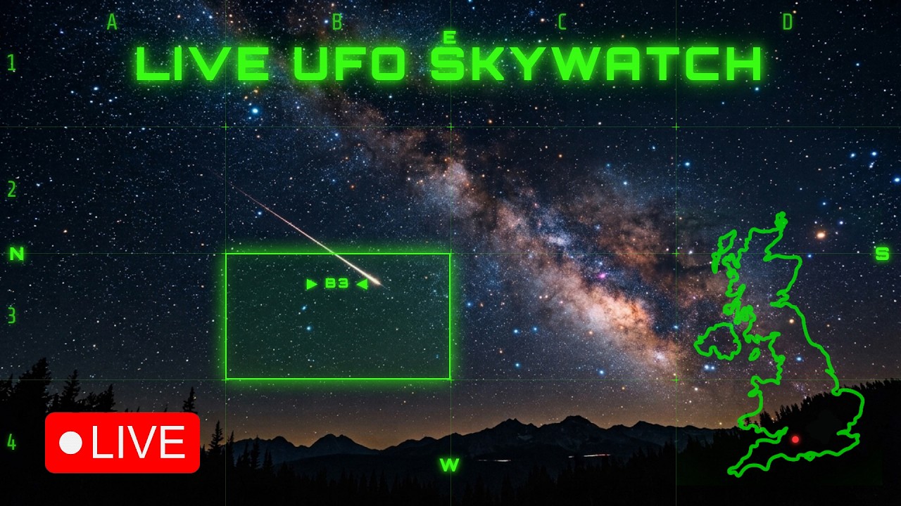 🔴 Live: Interactive UFO Hunt & Radar Tracking - Real-Time UFO Skywatch, Satellites