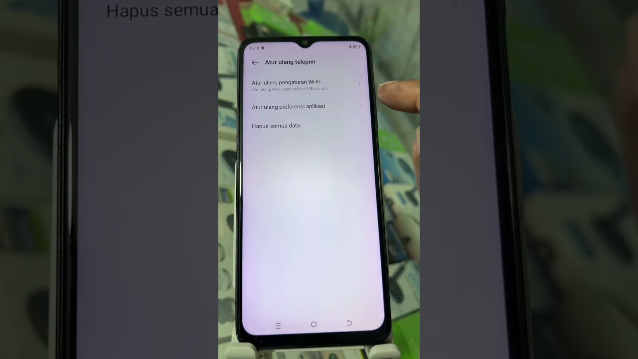 Atur ulang referensi aplikasi hp itel a50