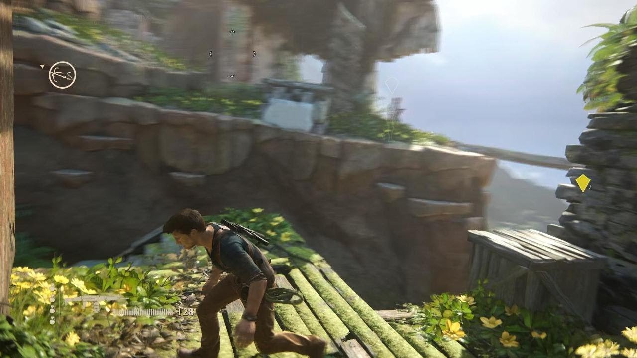 Uncharted 4: A Thief’s End_shoreline shootout  escape cliff teriffs