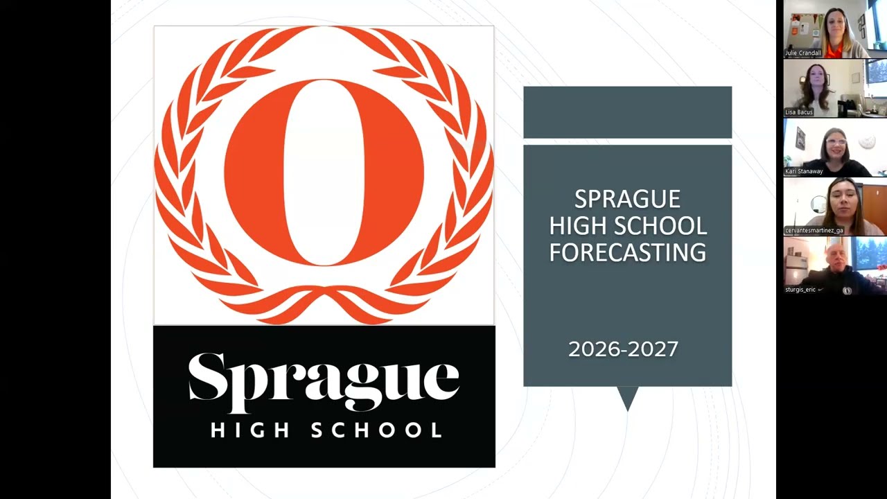 Sprague Forecasting 26-27