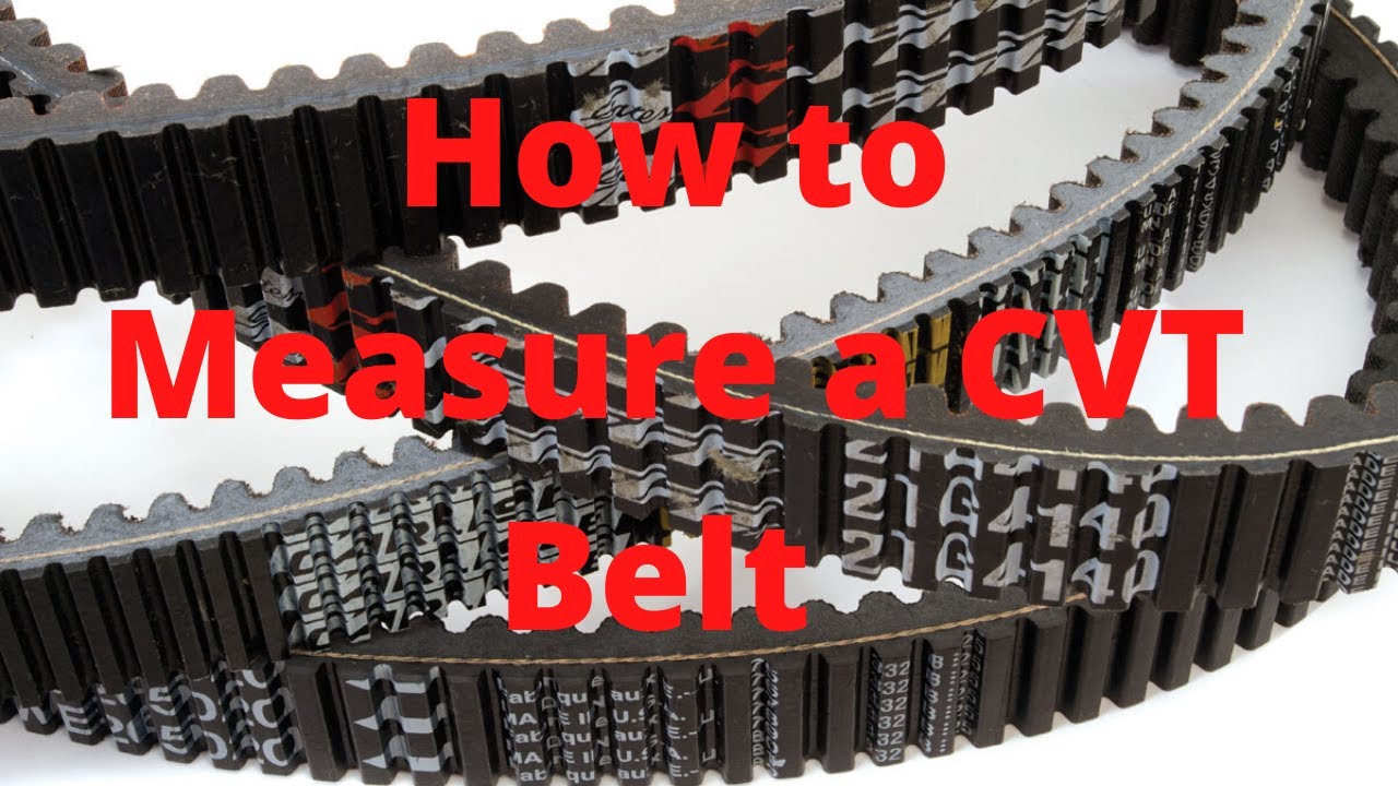 How to measure a CVT belt or compare Hunterworks Belts to Polaris