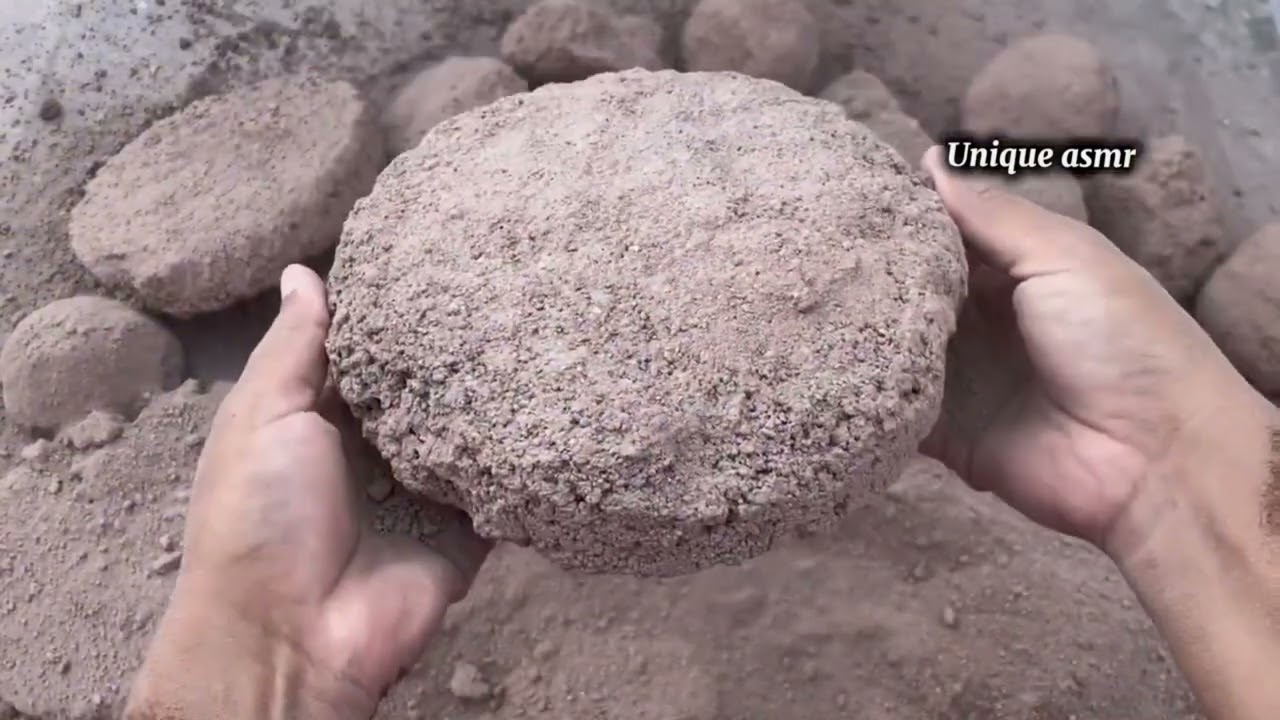 Brown Grainy Dry Floor Crumbling | Super Satisfying ASMR