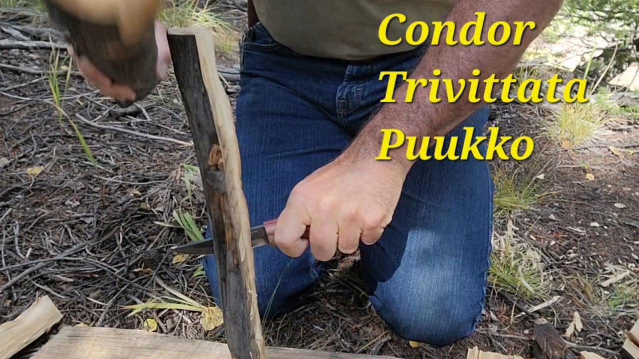 Condor Trivittata Puukko Bushcraft Knife. Condor Tool and Knife.