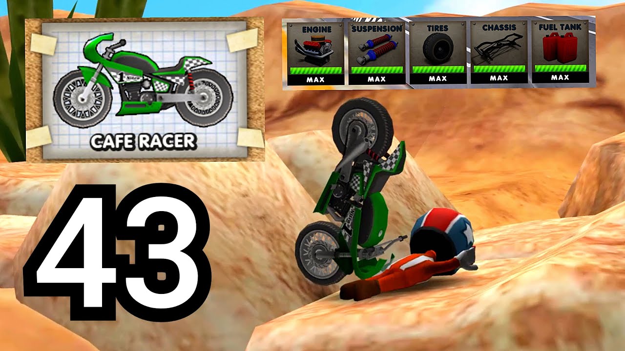 43.Mini Racing Adventures - All Tracks Walkthrough&rarr;(CAFE RACER✅)&larr;Mobile Gameplay (Modded)