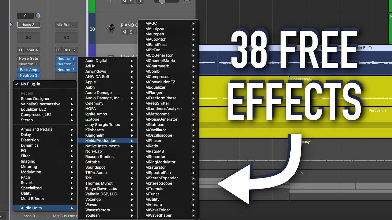 38 FREE Effects Plugins (Melda free bundle walkthrough)