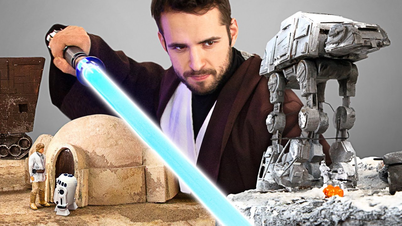 Cómo hacer un diorama triple de Star Wars: Hoth, Endor, Tatooine!!