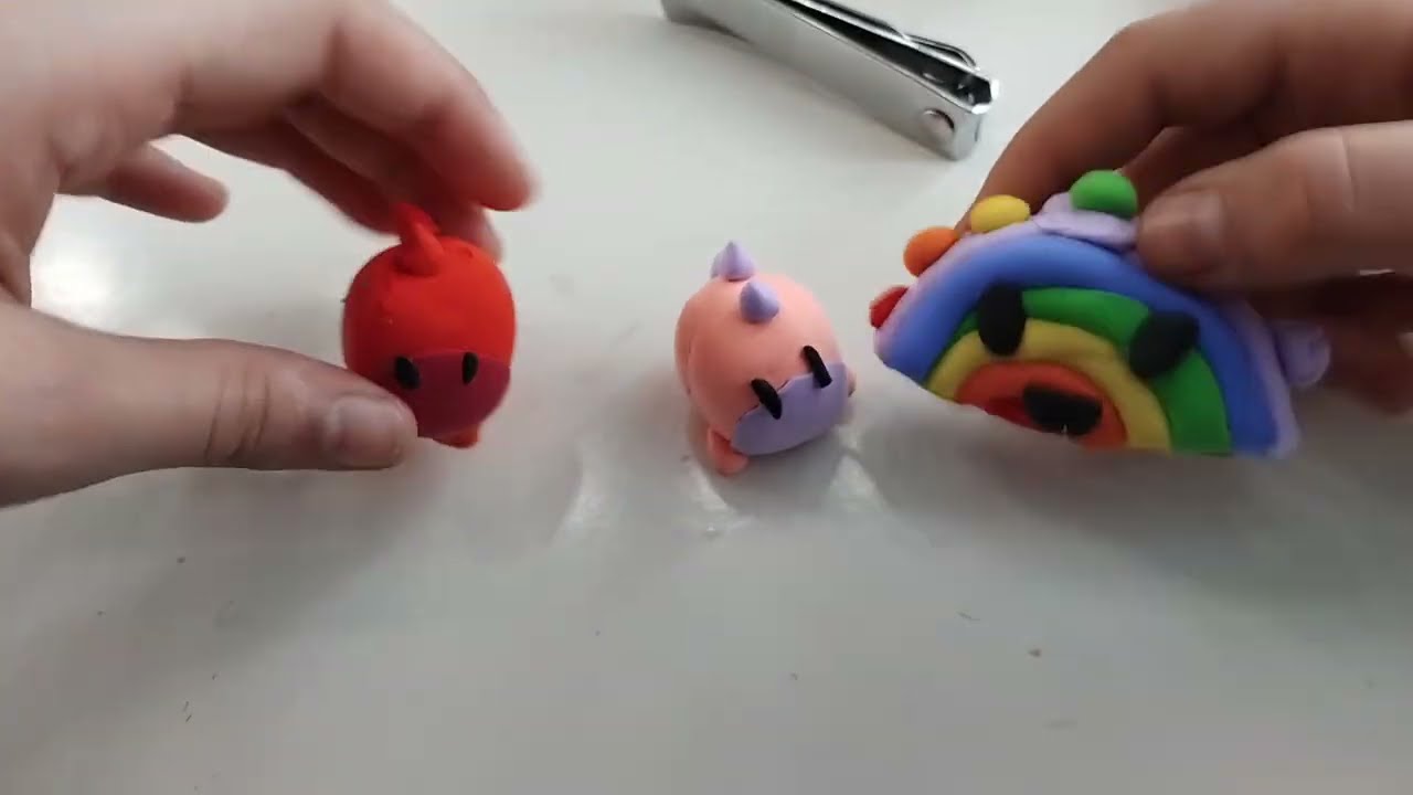 E16. Three Crazy Girls Make Three Crazy Clay Characters
