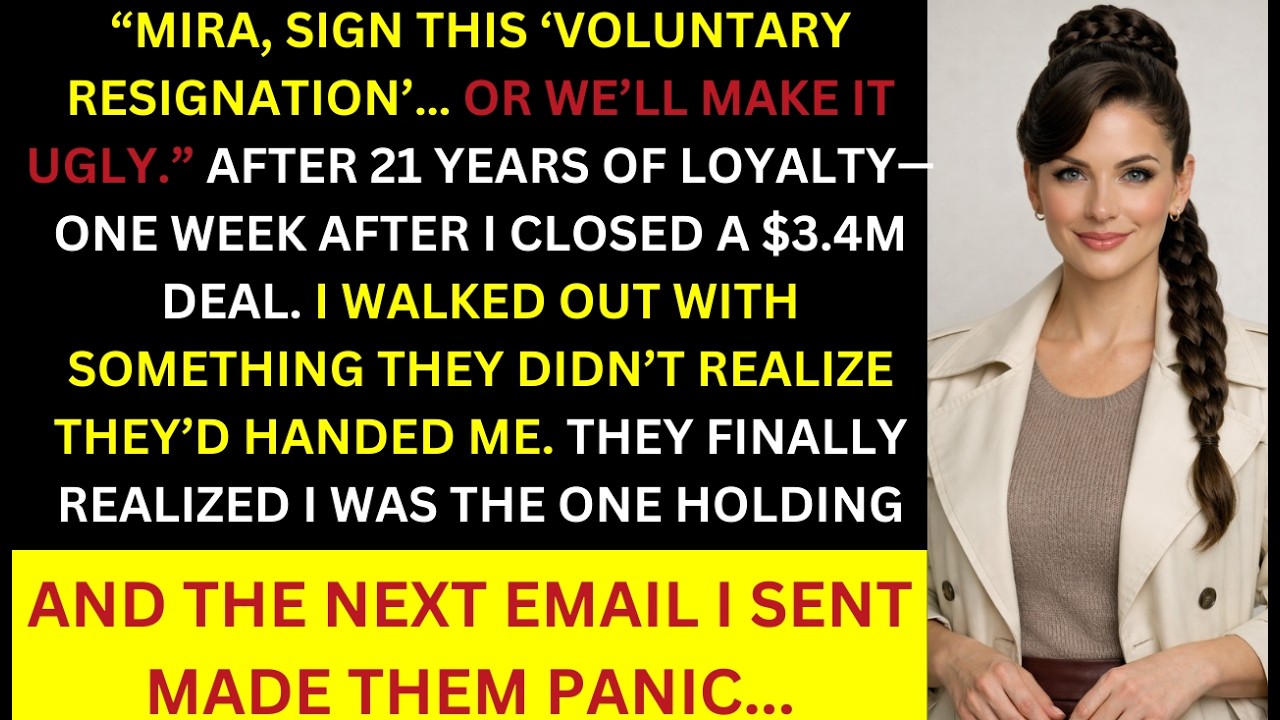 They Made Me Resign After 21 Years… Big Mistake. Their Lawyer Won't Stop Calling