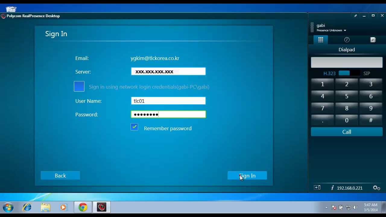 Polycom RealPresence Desktop